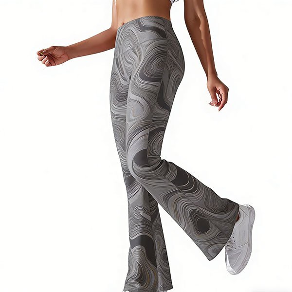 Women's Slim Fit Casual Highlighted Tie-Dye Simple Sports Pants