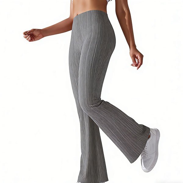 Women's tight-fitting casual striped sports pants